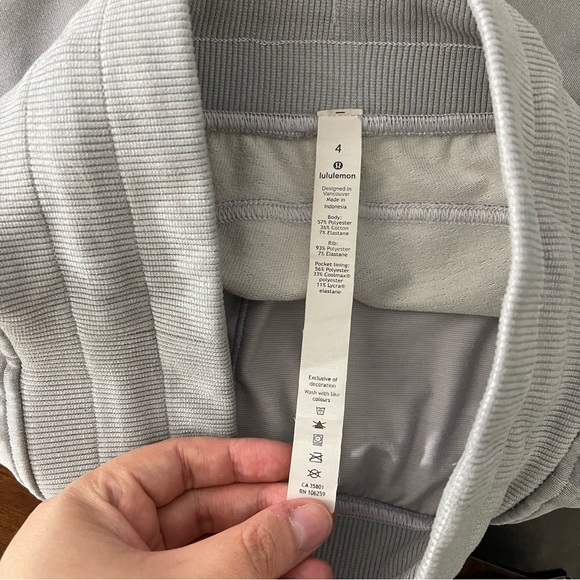 LULULEMON Heathered Stargaze Grey High Waisted Metro Miles Jogger Sweatpants - Picture 16 of 16